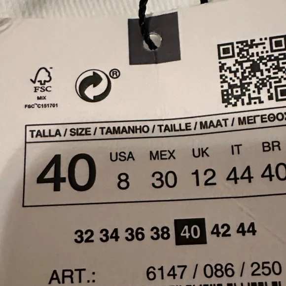 Zara White size 8 Women Jeans - Picture 4 of 11